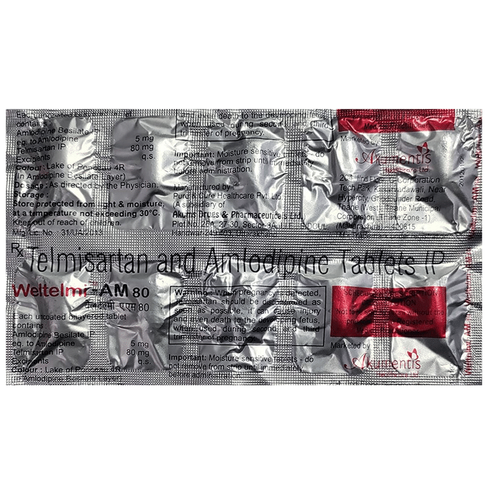 Weltelmi-AM 80mg Tablet