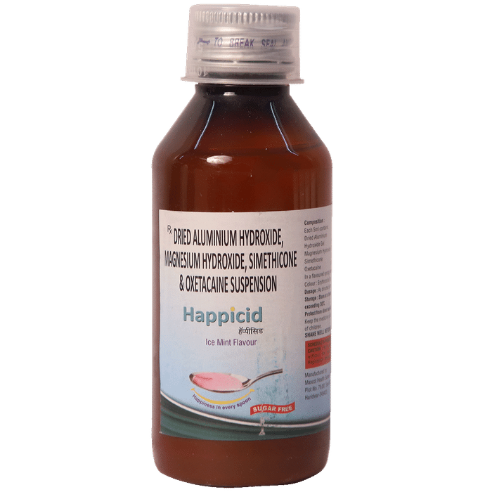 Happicid Oral Gel Ice Mint Sugar Free