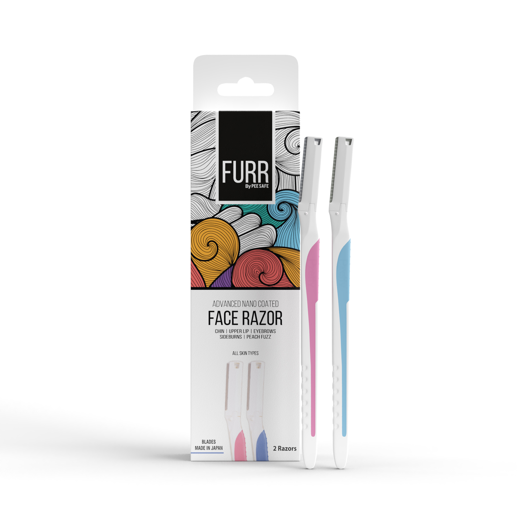 Furr by Pee Safe Face Razor 2s