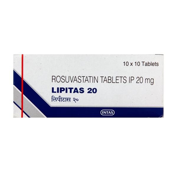 Lipitas 20mg Tablet 15s