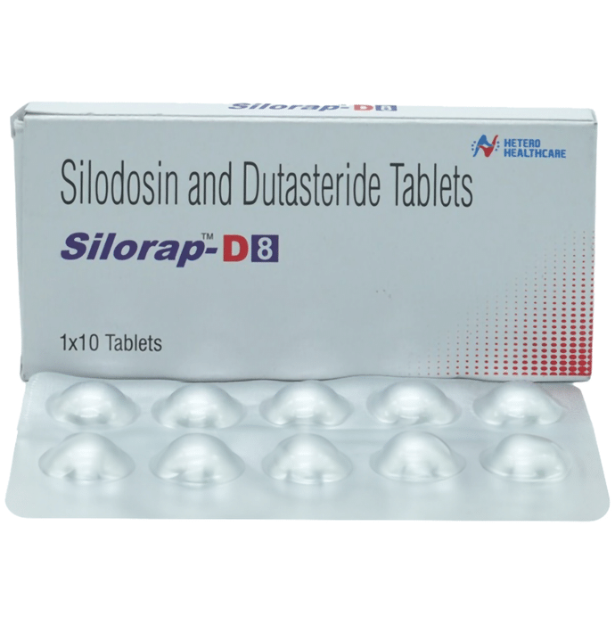 Silorap D 8mg/0.5mg Tablet
