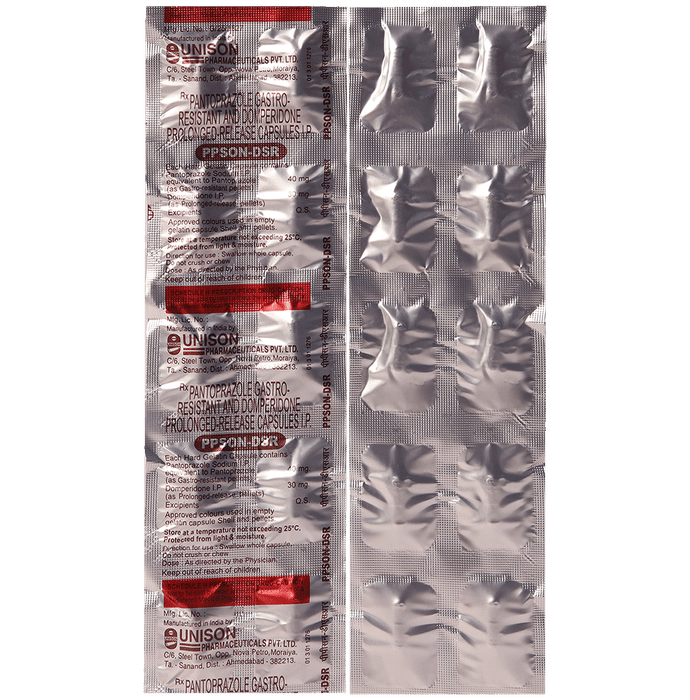 Ppson D 30mg/40mg Capsule SR 10s