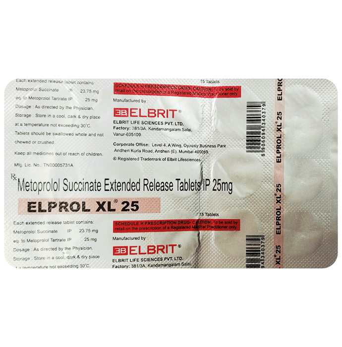 Elprol 25mg Tablet XL