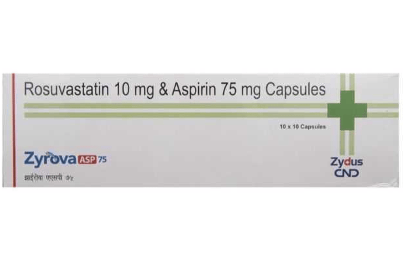 Zyrova ASP 10mg/75mg کیپسول