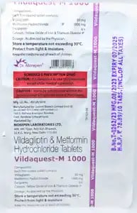 Vildaquest M 1000mg/50mg Tablet 10s