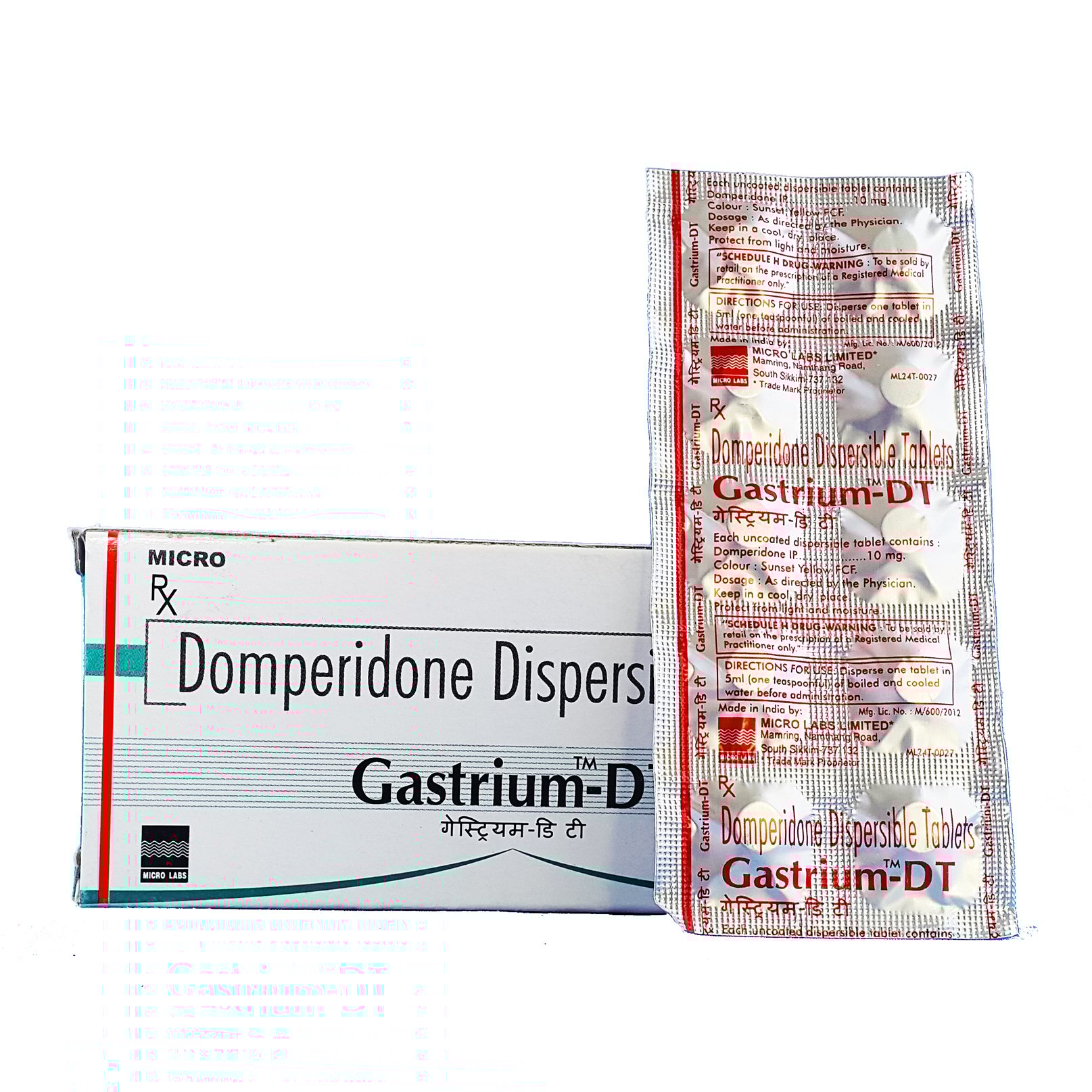 Gastrium 10mg Tablet DT
