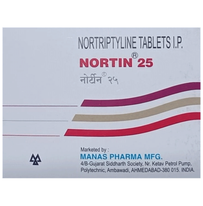 नॉर्टिन 25mg टैबलेट