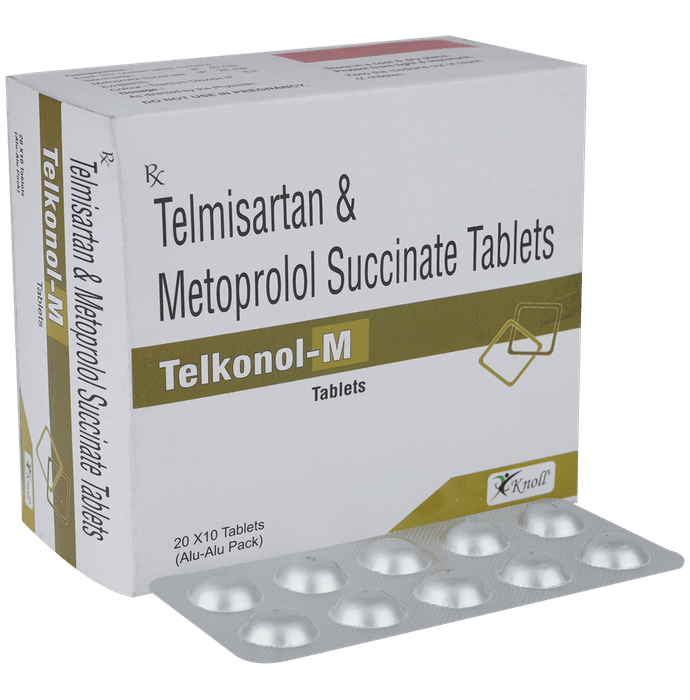 Telkonol M 40mg/25mg Tablet