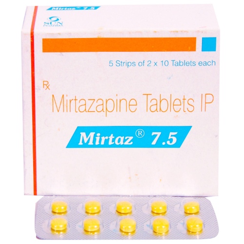 मिर्ताज 7.5mg टैबलेट 10s के बा