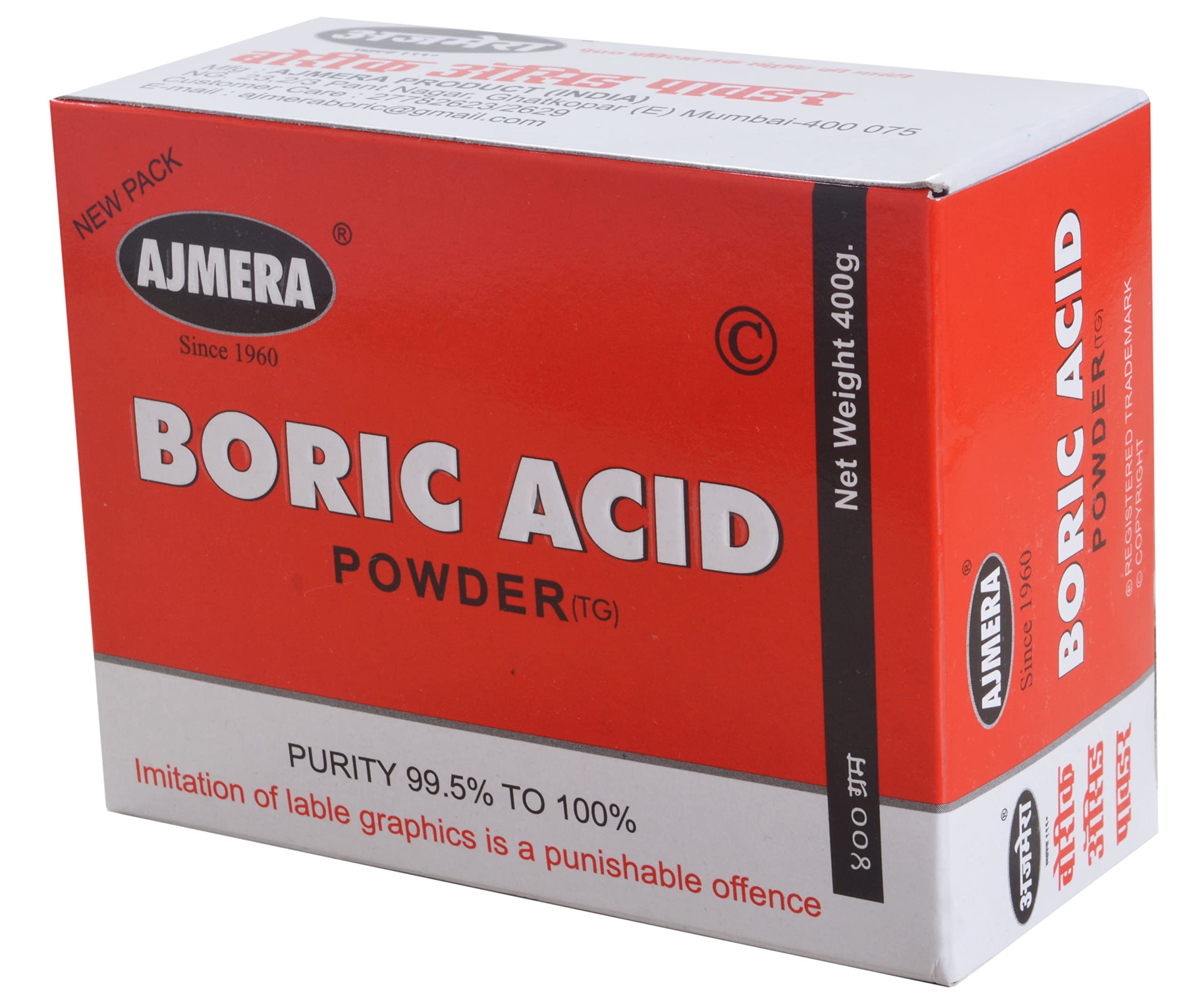 BORIC ACID 400 GM