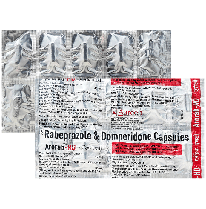 Arorab HD 30mg/40mg Capsule SR