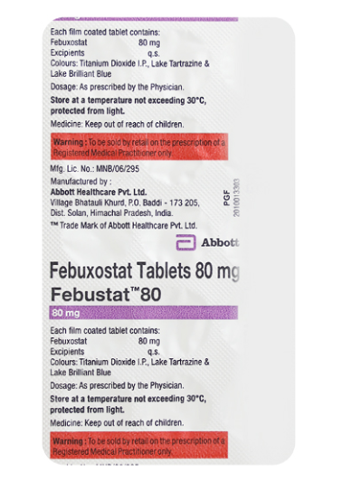 Febustat 80mg Tablet 15s