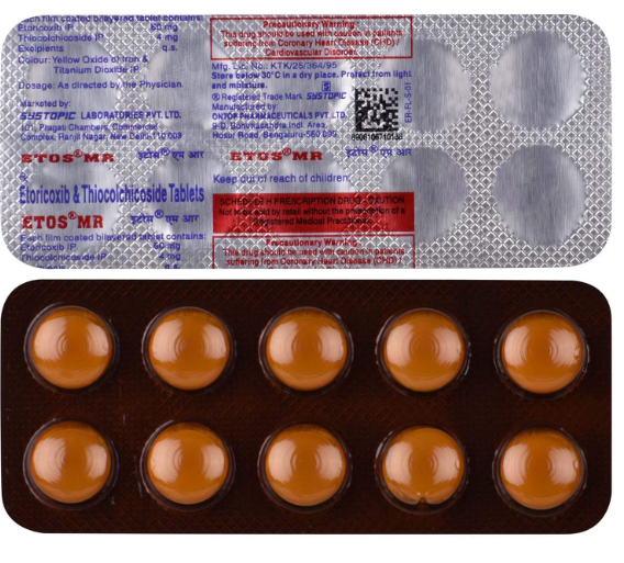 Etoz MR 60mg/4mg Tablet 10s
