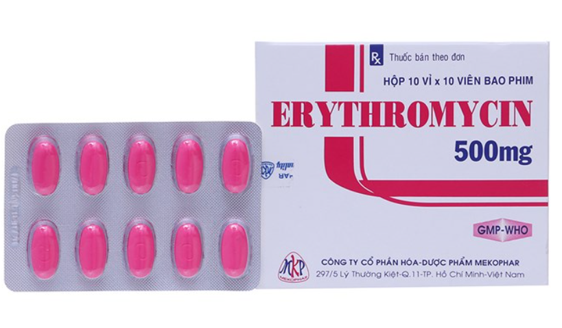 Erythromycin 500mg Tablet 10s