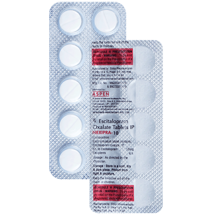 Nexipra 10mg Tablet