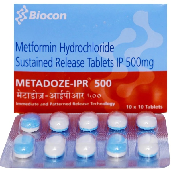 Metadoze IPR 500mg Tablet SR 10s
