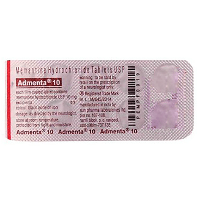 ADMENTA 10 MG TABLET MD