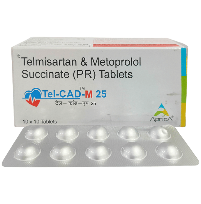 Tel Cad M 40 mg/25 mg Tablet