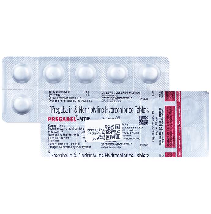 Pregabel NTP 75mg/10mg Tablet
