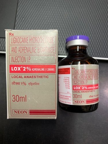 लॉक्स 2% एड्रेनालाईन इंजेक्शन 30ml