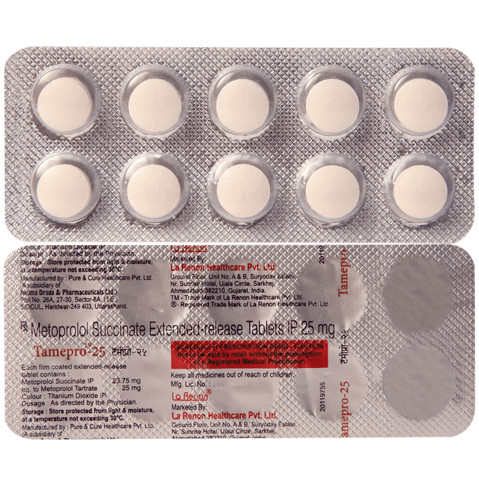 Tamepro 25mg Tablet