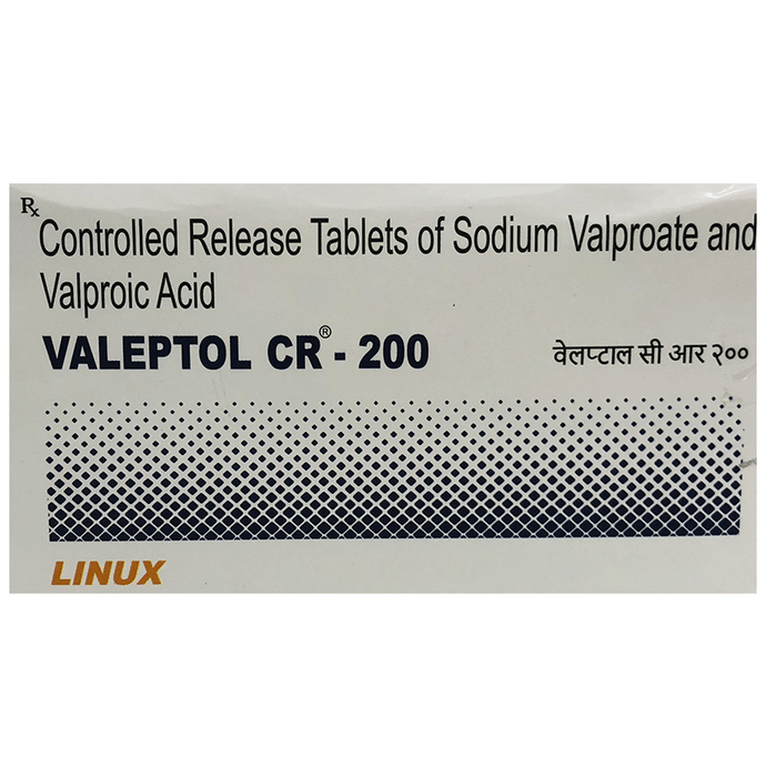Valeptol 200mg Tablet CR 10s