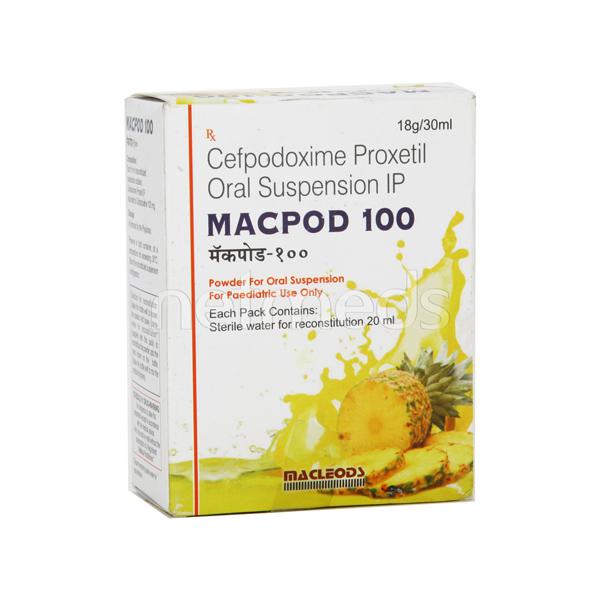 Macpod 100 Powder For Oral Suspension 30ml