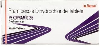 पेक्सोप्रैम 0.25mg टैबलेट
