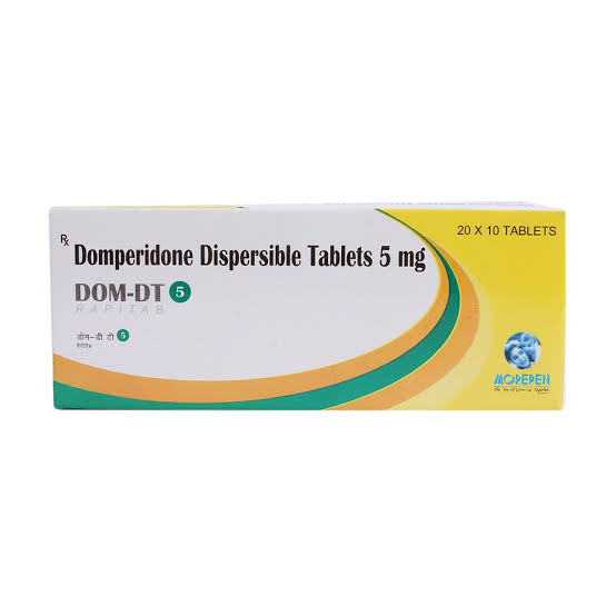 डोम 5mg रपिटाब डीटी 10s के बा