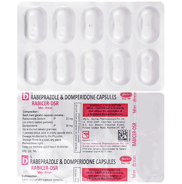 Rabicer DSR 30mg/20mg کیپسول