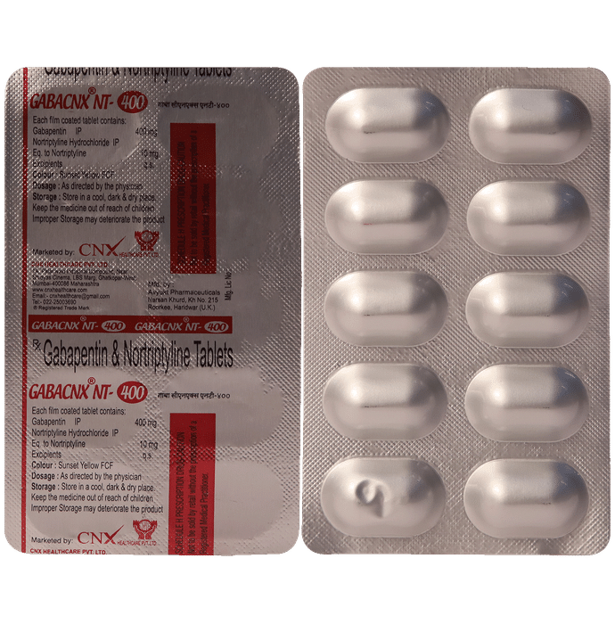 Gabacnx NT 400mg/10mg Tablet