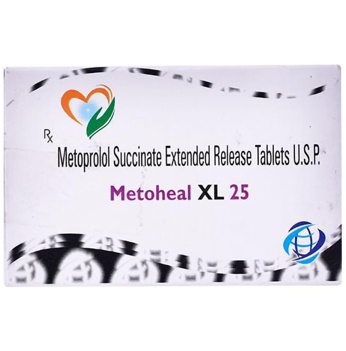 मेटोहील 25mg टैबलेट एक्सएल