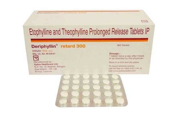 Deriphyllin Retard 300 Tablet PR
