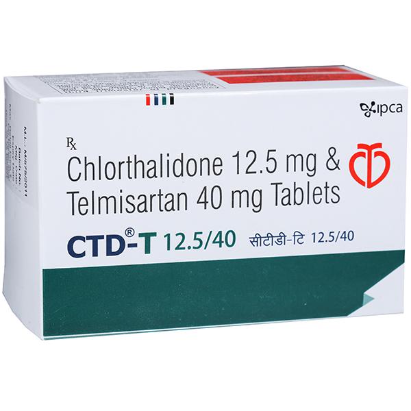 सीटीडी टी 40mg/12.5mg टैबलेट 15s के बा