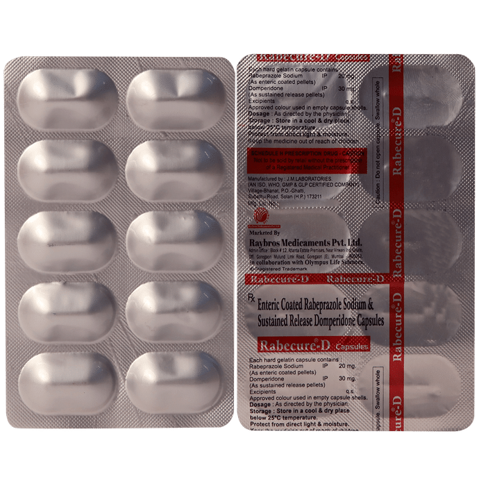 Rabecure D 30mg/20mg Capsule