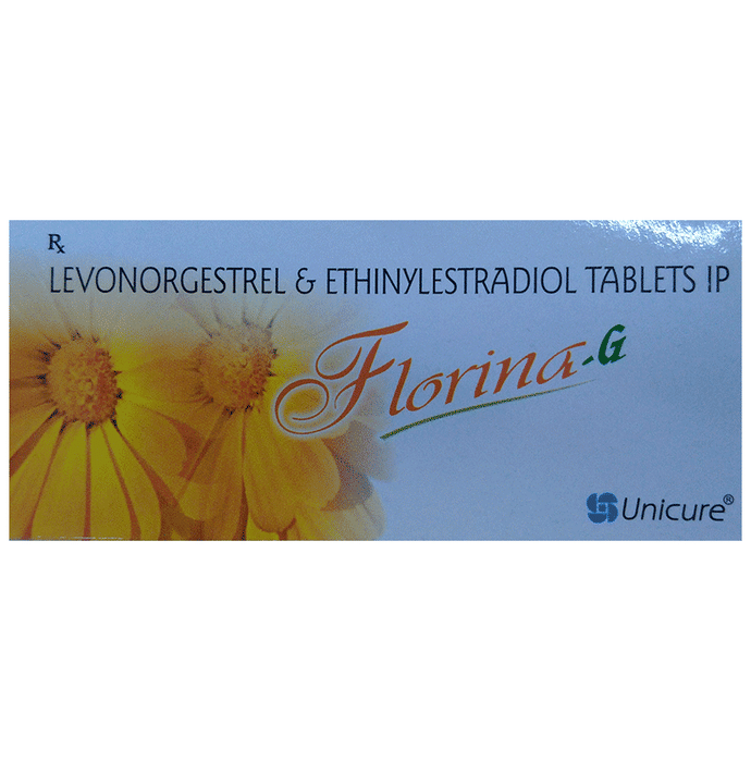 फ्लोरिना जी 0.05mg/0.25mg गोली के बा
