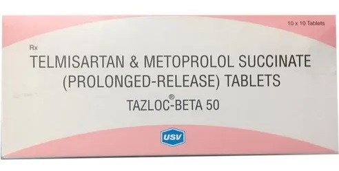 ताज़लोक बीटा 50mg/40mg टैबलेट पीआर 10s के बा