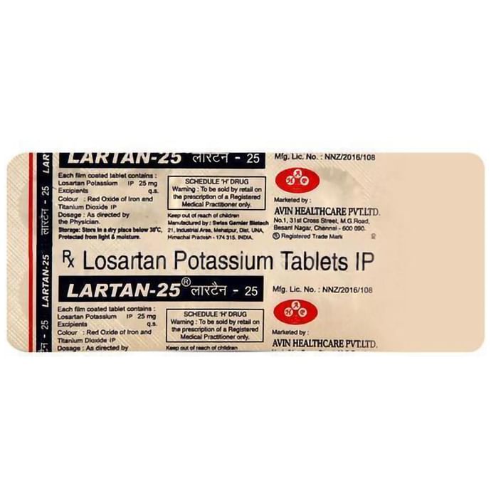 Lartan 25 Tablet