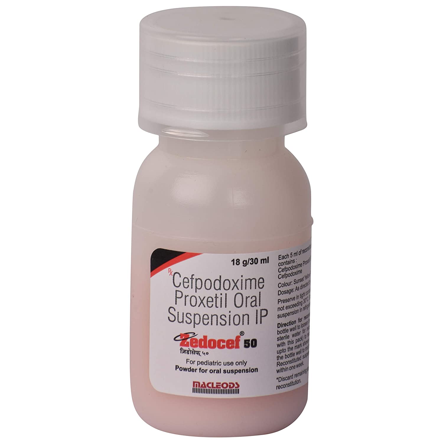 Zedocef 50mg Syrup