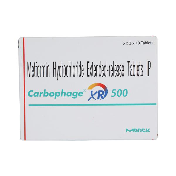 Carbophage 500mg Tablet XR 10s