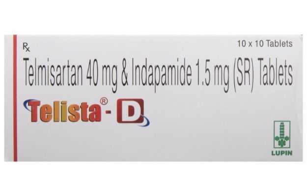 टेलिस्टा डी 40एमजी/1.5एमजी टैबलेट एसआर 10एस