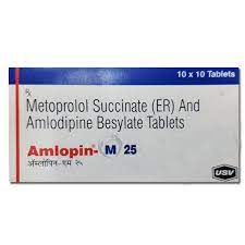 एम्लोपिन एम 5mg/25mg गोली 10s के बा