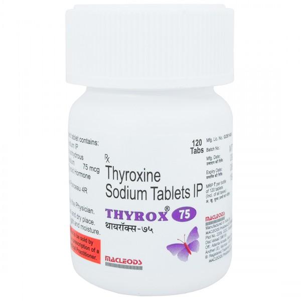 Thyrox 75mcg Tablet