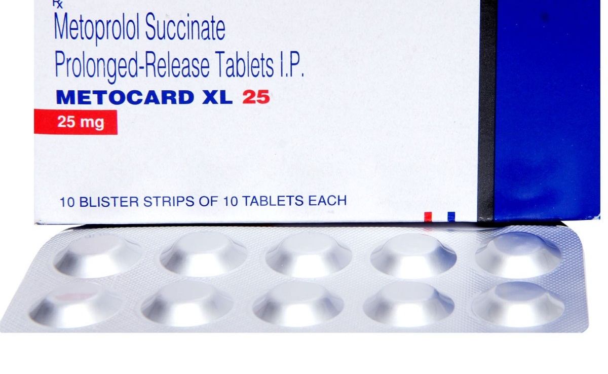 मेटोकार्ड 25mg टैबलेट एक्सएल 10s के बा