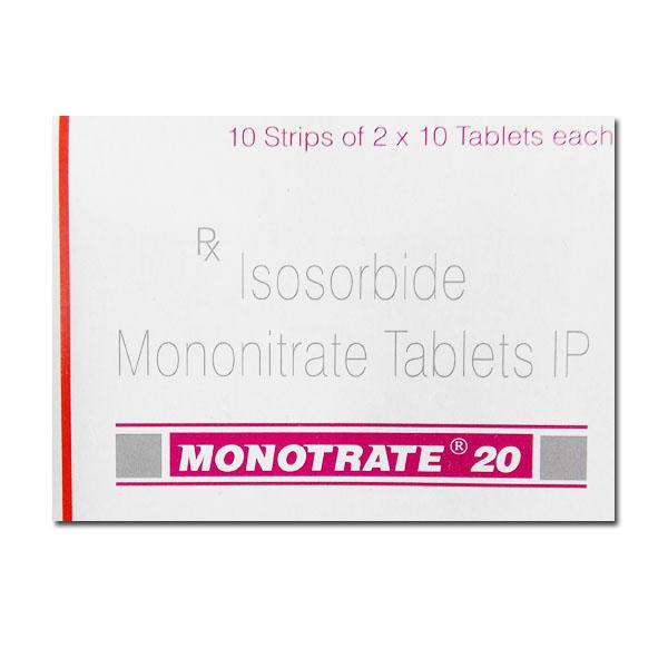 Monotrate 20mg Tablet 10s