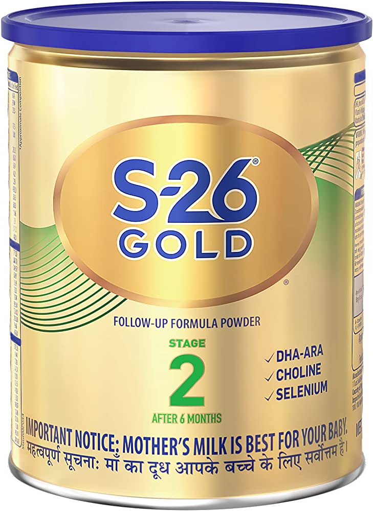 Nestle S 26 Gold Infant Stage 2 Formula Powder Tin 400gm