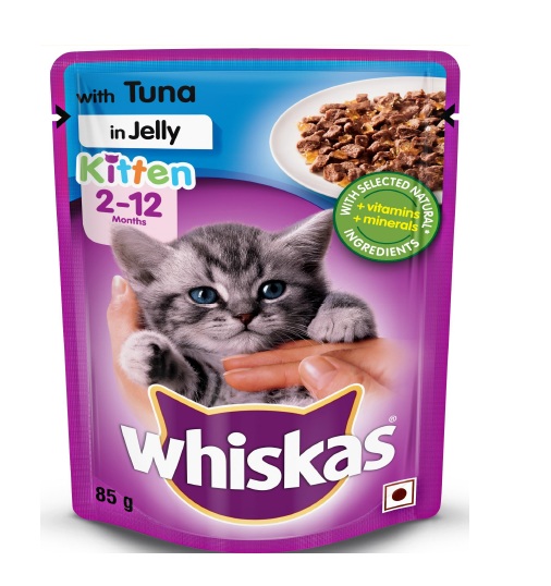 Whiskas Tuna in Jelly Wet Kitten Food 85gm