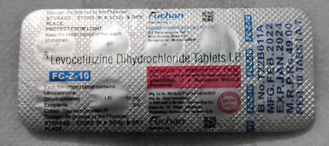 Fc Z 10mg Tablet 10s