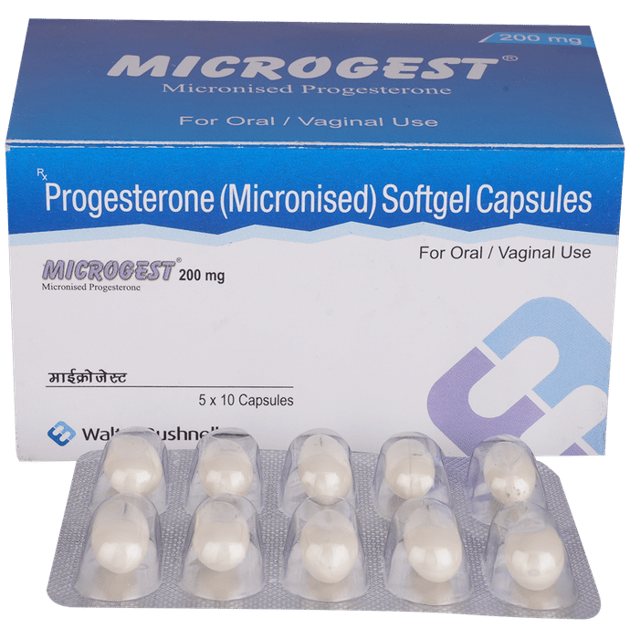 माइक्रोगेस्ट 200mg सॉफ्टजेल कैप्सूल