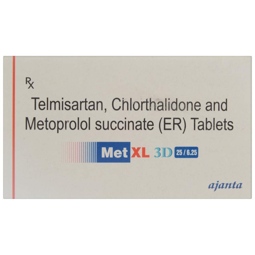Met XL 3D 25/6.25 Tablet ER 15s